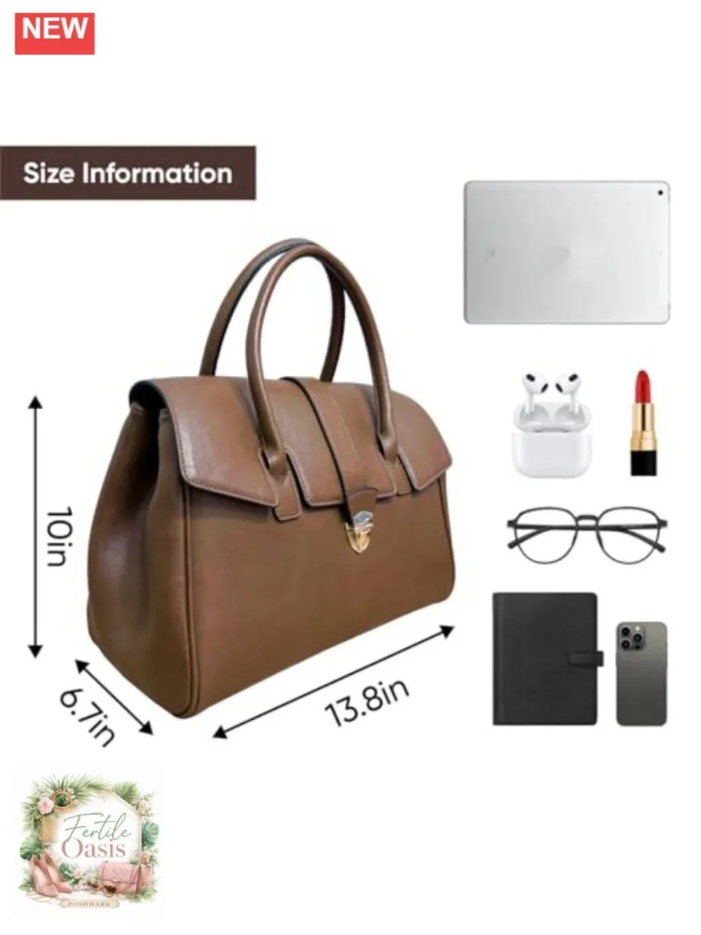 Large Hobo Satchel Bag Top Handle Handbag for Women, Vegetable Tanned Leather,